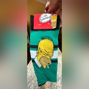 NWT. 2 pack Simpson’s socks